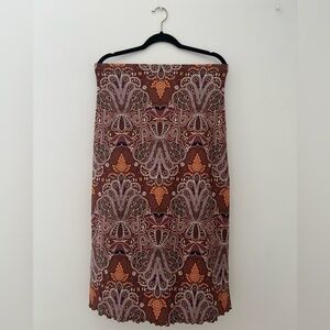 SHEIN Women’s High Waist Damask Print Skirt